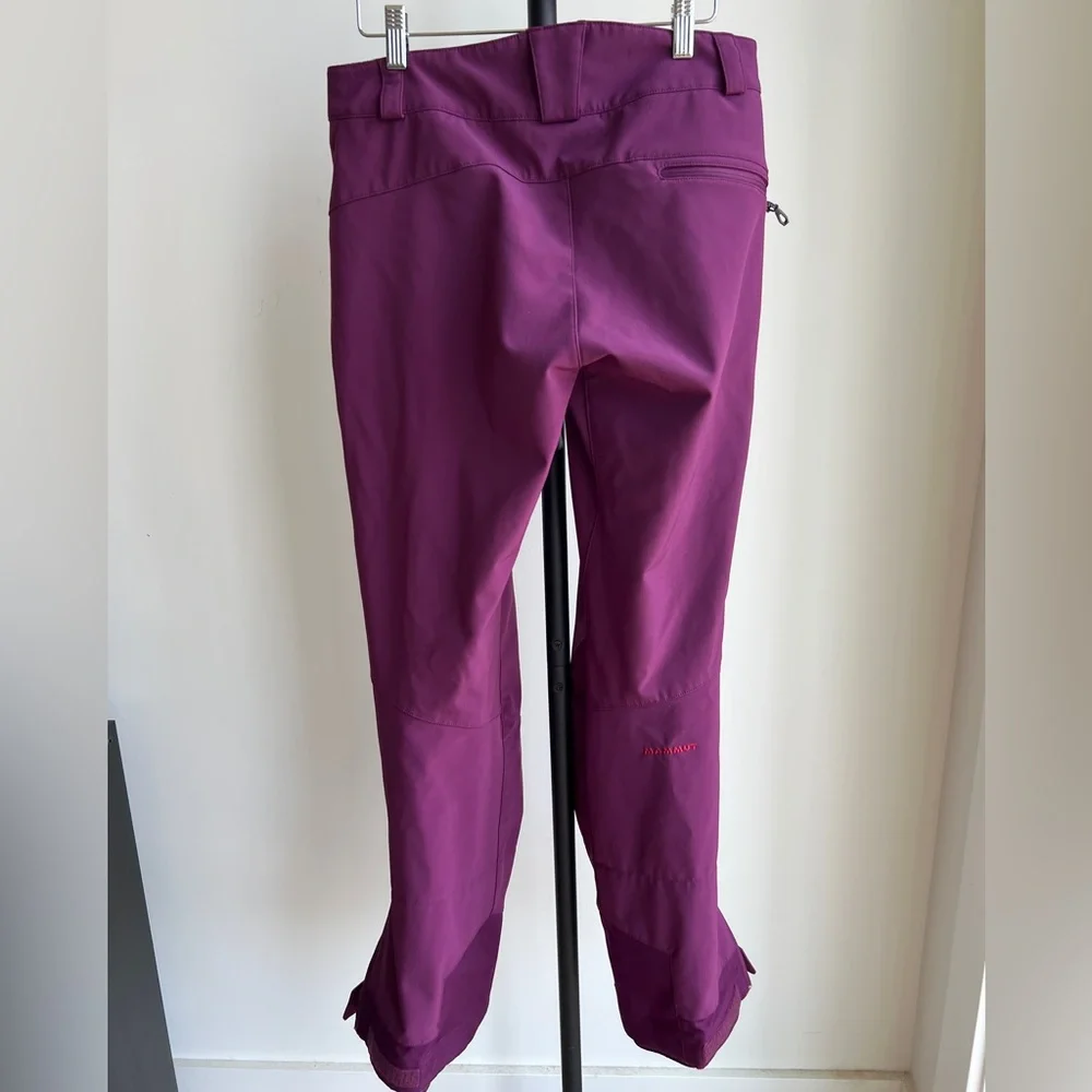 Women's Purple Mammut Ski Pants - Picture 3 of 8
